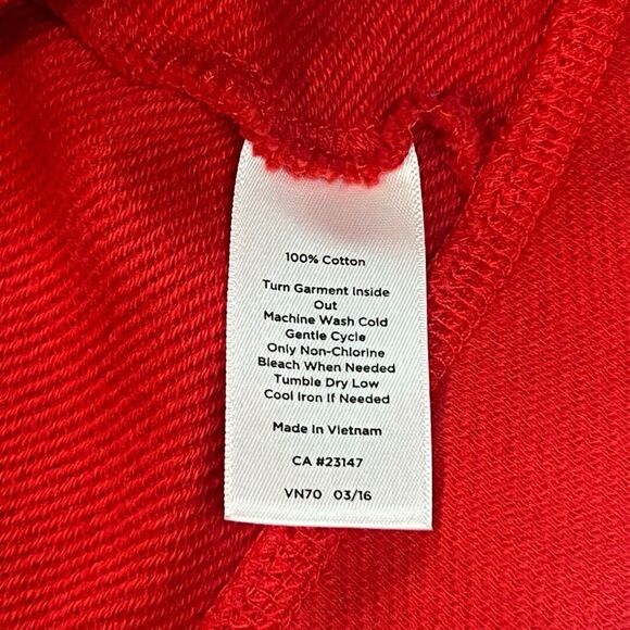 Talbots Cardigan Womens Petite XL Red Open Front Pocket Preppy Valentine Sweater - Picture 9 of 11